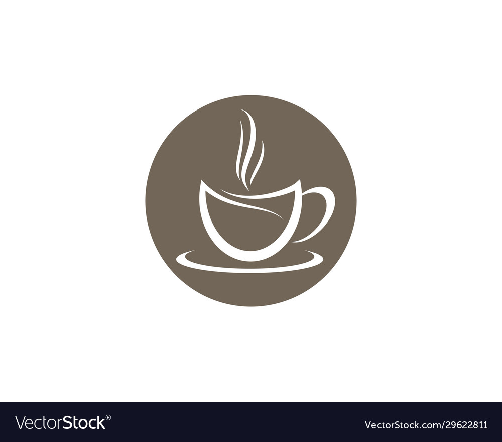 Coffee cup symbol icon Royalty Free Vector Image