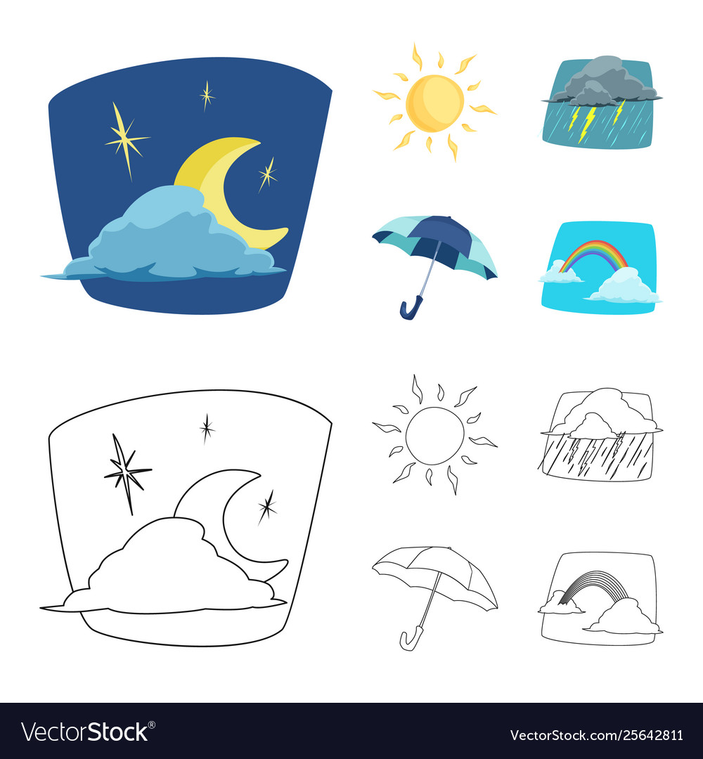 Isolated object weather and climate icon