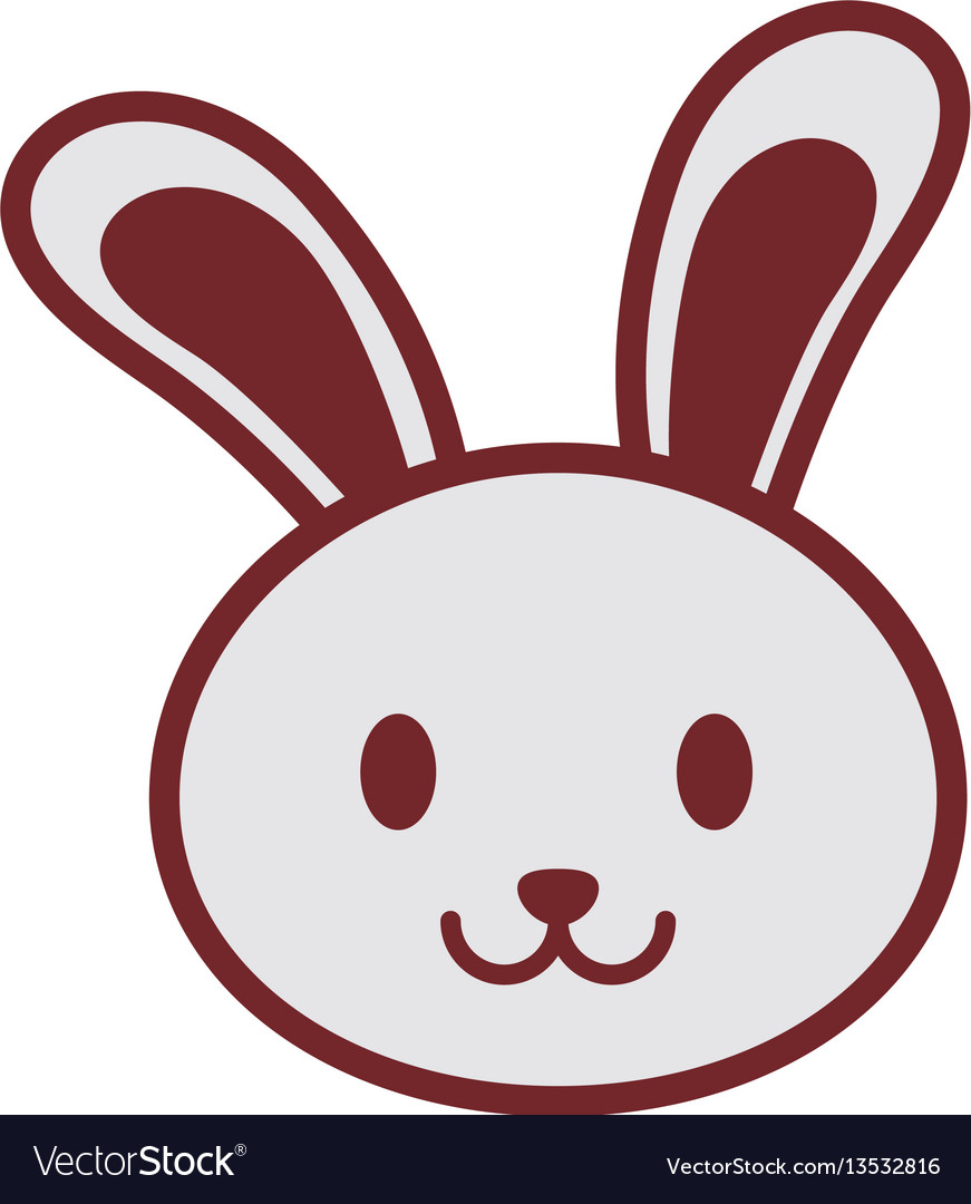 Bunny Face Vector