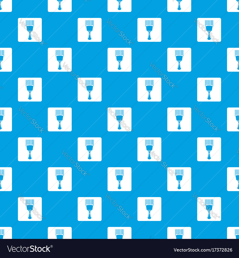 Bar code scanner pattern seamless blue Royalty Free Vector
