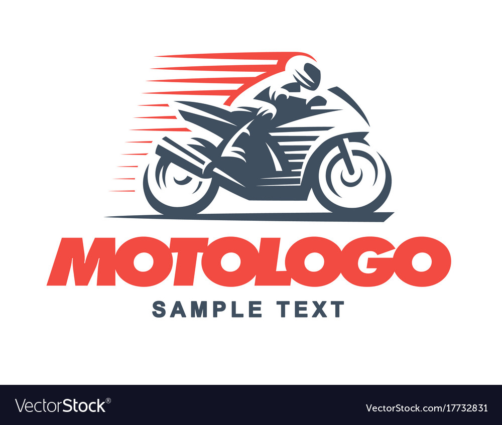 Sport motorcycle on white background Royalty Free Vector