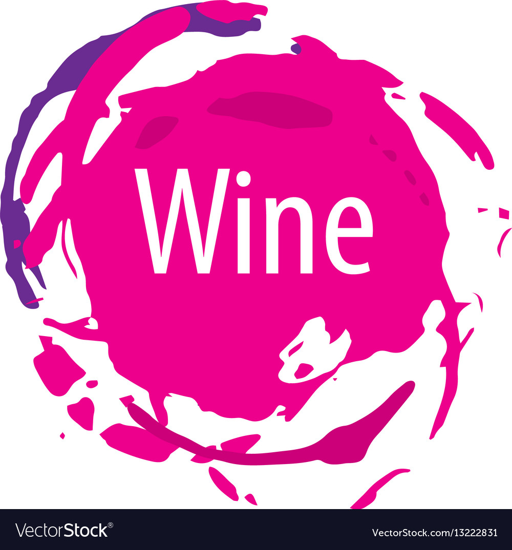 Wine logo imprint Royalty Free Vector Image - VectorStock