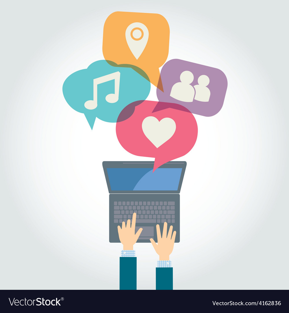 Network color technology communication background Vector Image