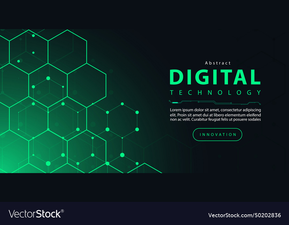 Technology Digital Futuristic Internet Network Ai Vector Image