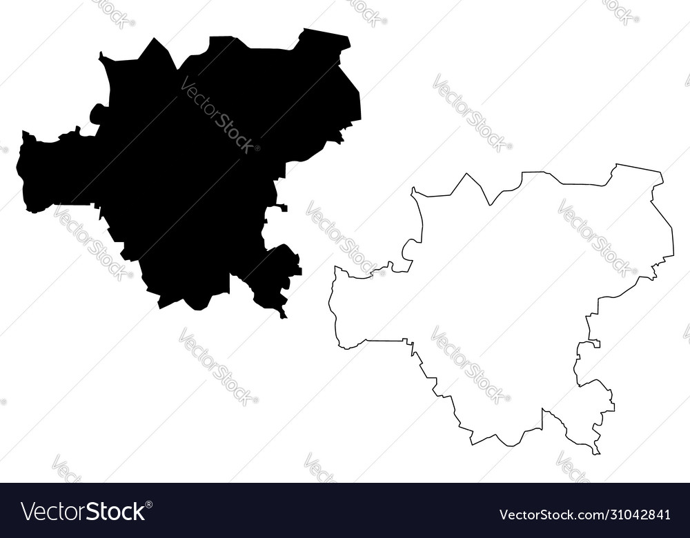 Makiivka city ukraine donetsk oblast map Vector Image