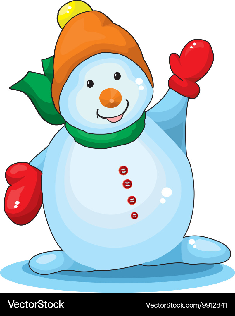 Snowman Royalty Free Vector Image - VectorStock