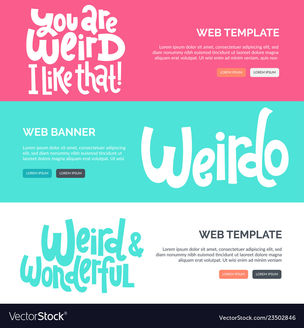 Weird And Beautiful Calligraphy Inspiration Vector Image