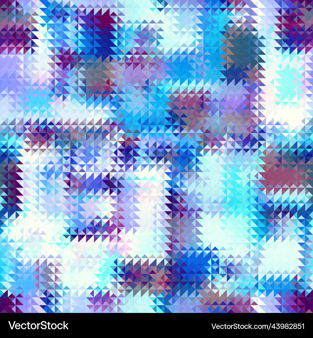 Geometric abstract pattern in low poly style Vector Image