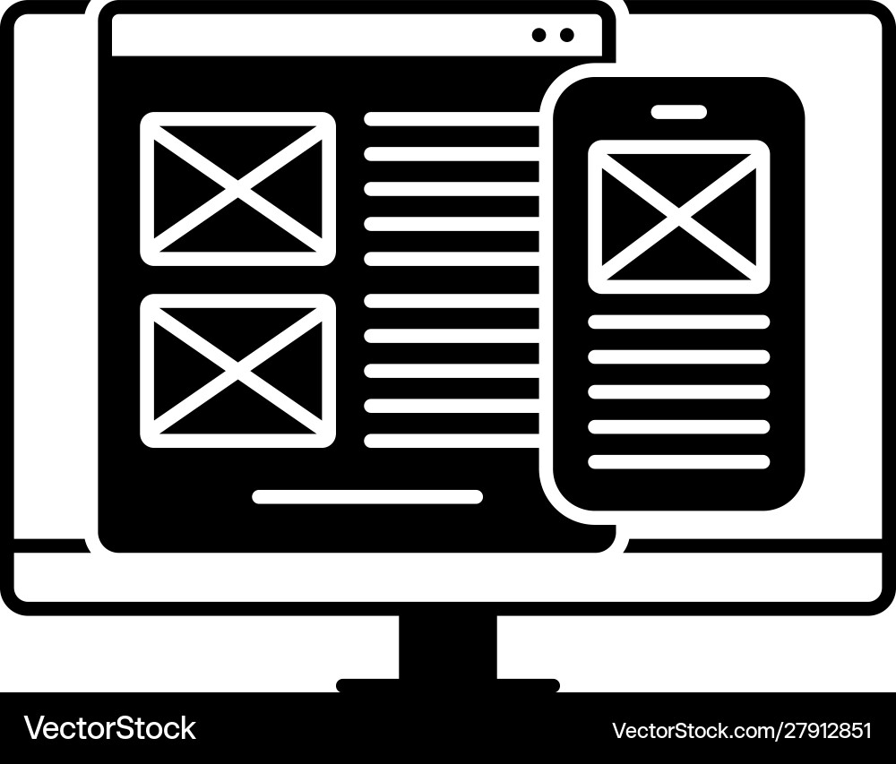 User interface design Royalty Free Vector Image