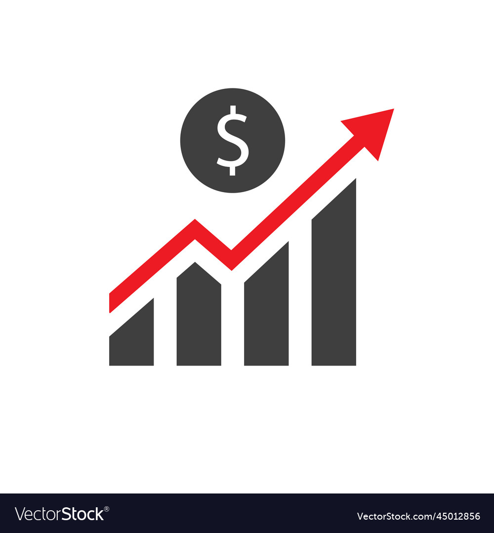 currency-increase-sign-royalty-free-vector-image