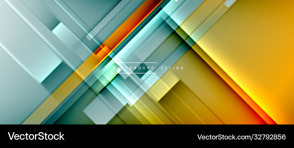 Dynamic lines on fluid color gradient trendy Vector Image