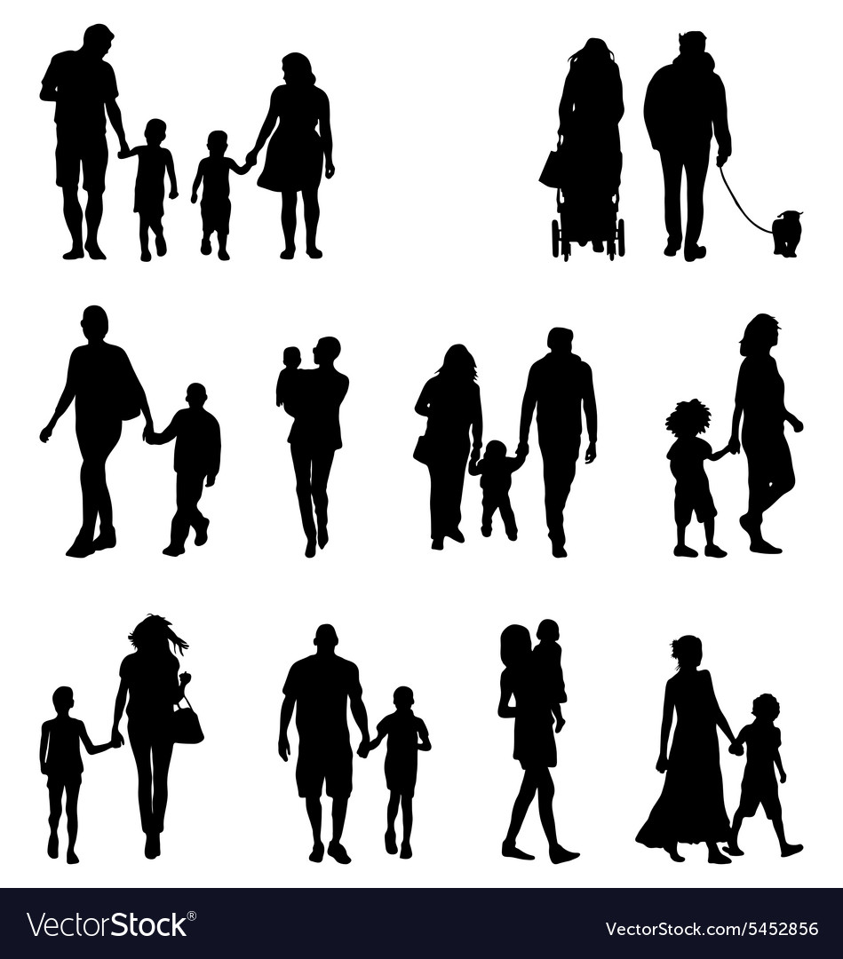 Families Royalty Free Vector Image - Vectorstock