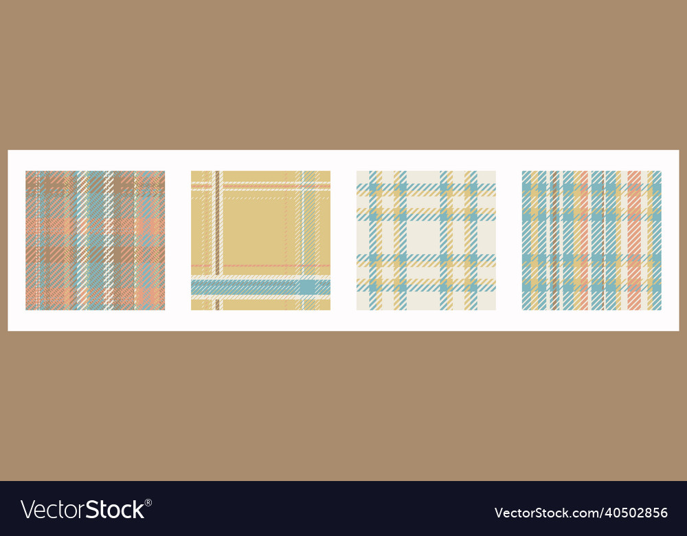 Gender neutral seamless plaid pattern