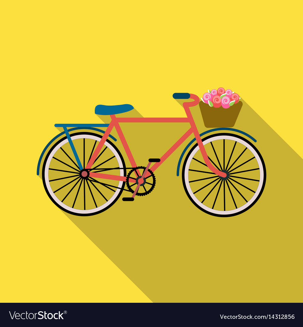 pink bicycle with basket