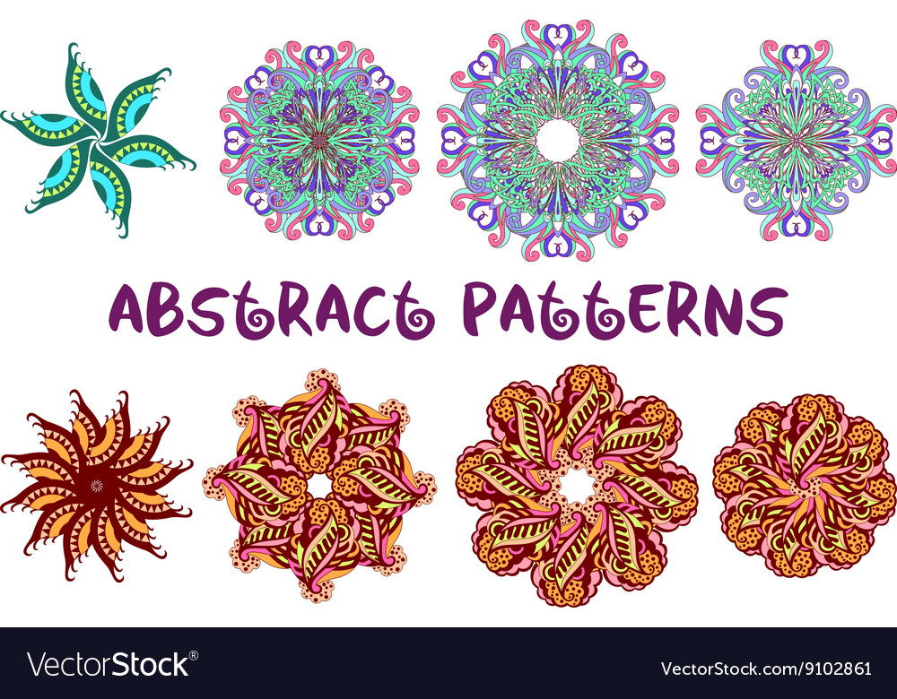 Abstract Floral Pattern Royalty Free Vector Image