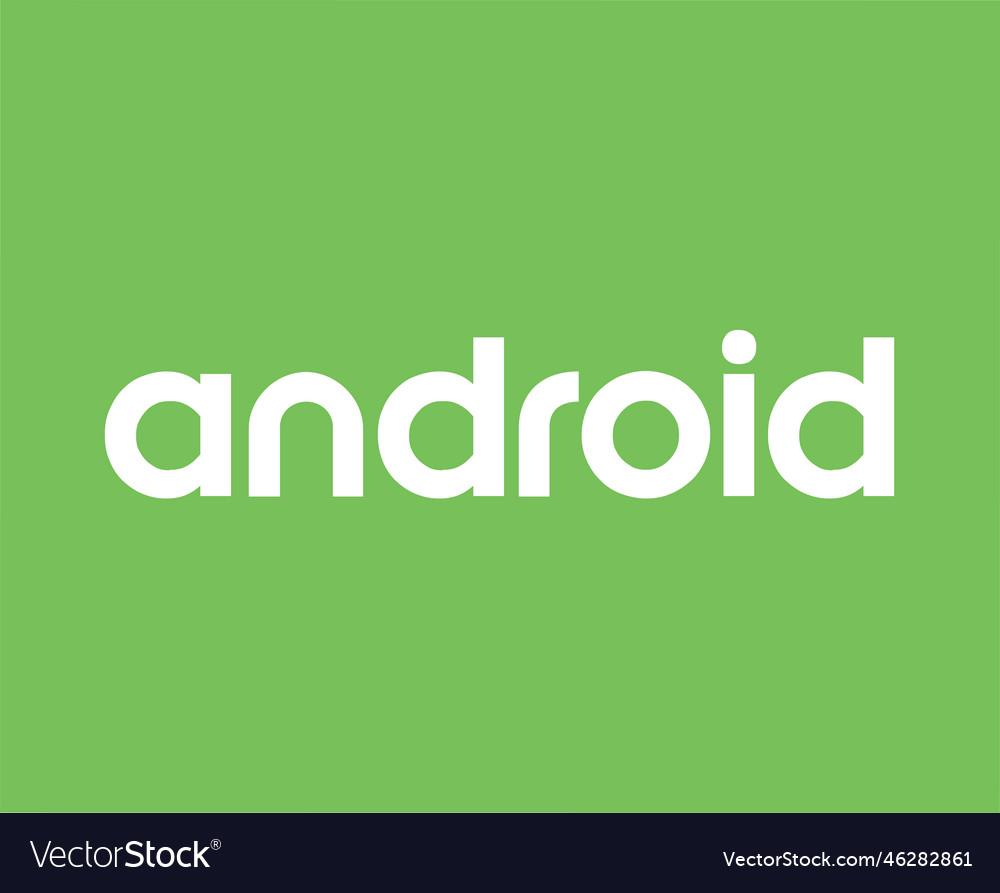 Android icon logo symbol name green and white