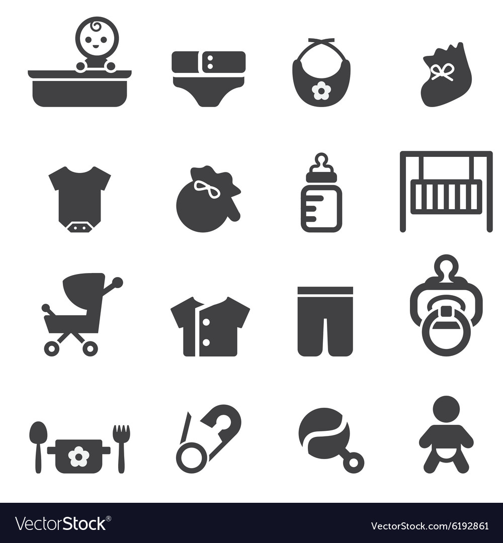 Baby icon Royalty Free Vector Image - VectorStock