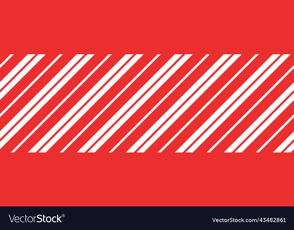 Christmas candy cane striped seamless pattern vector image Christmas candy cane striped seamless pattern