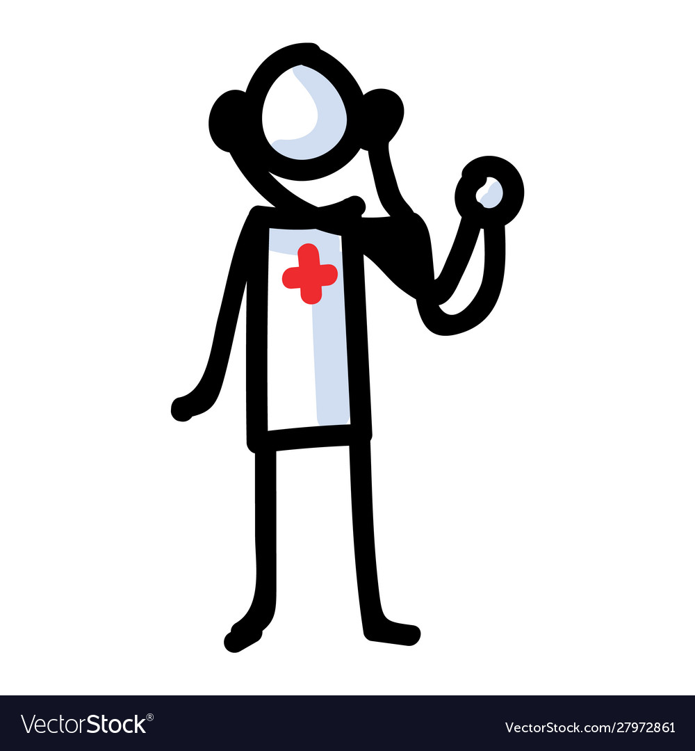 clip art stick figure doctor