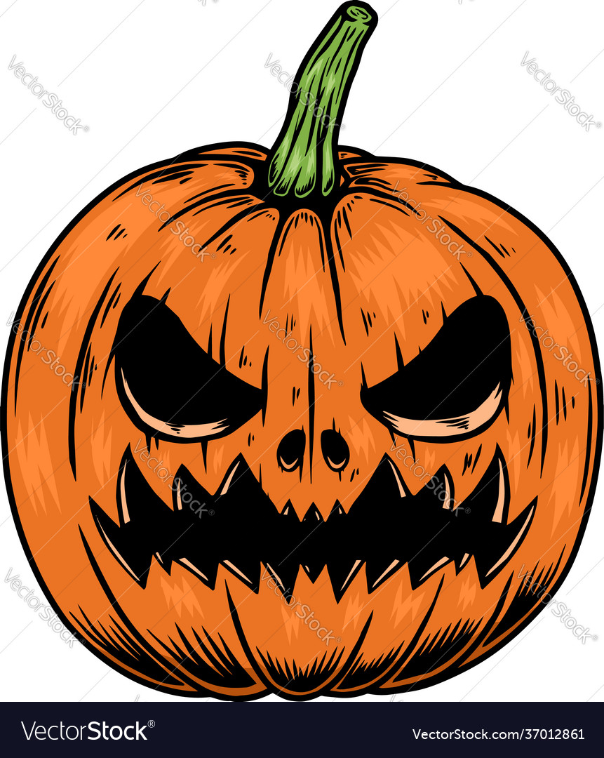 Scary face of halloween pumpkin or ghost on transparent PNG - Similar PNG