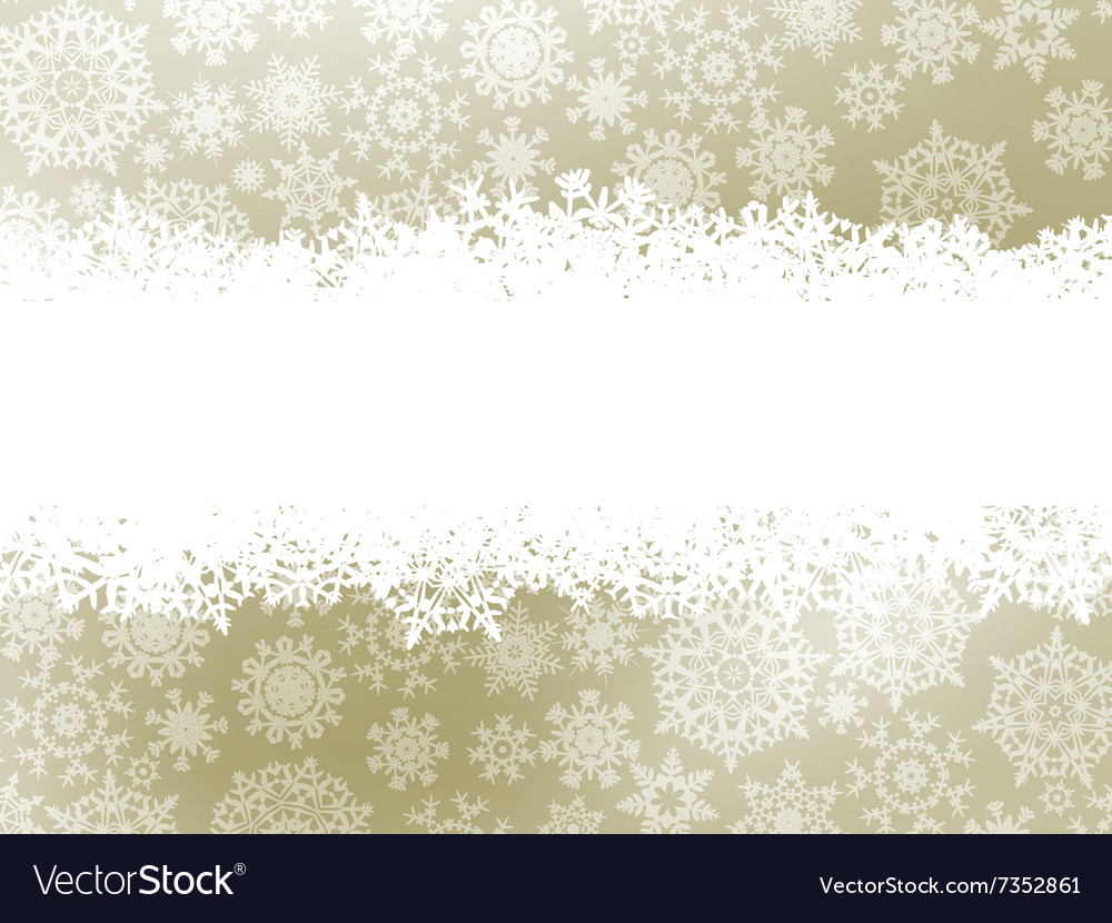 Snowflake christmas elegant background eps 8 Vector Image