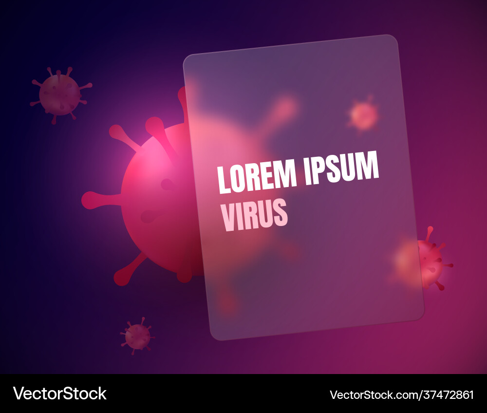 Virus bacteria Royalty Free Vector Image - VectorStock
