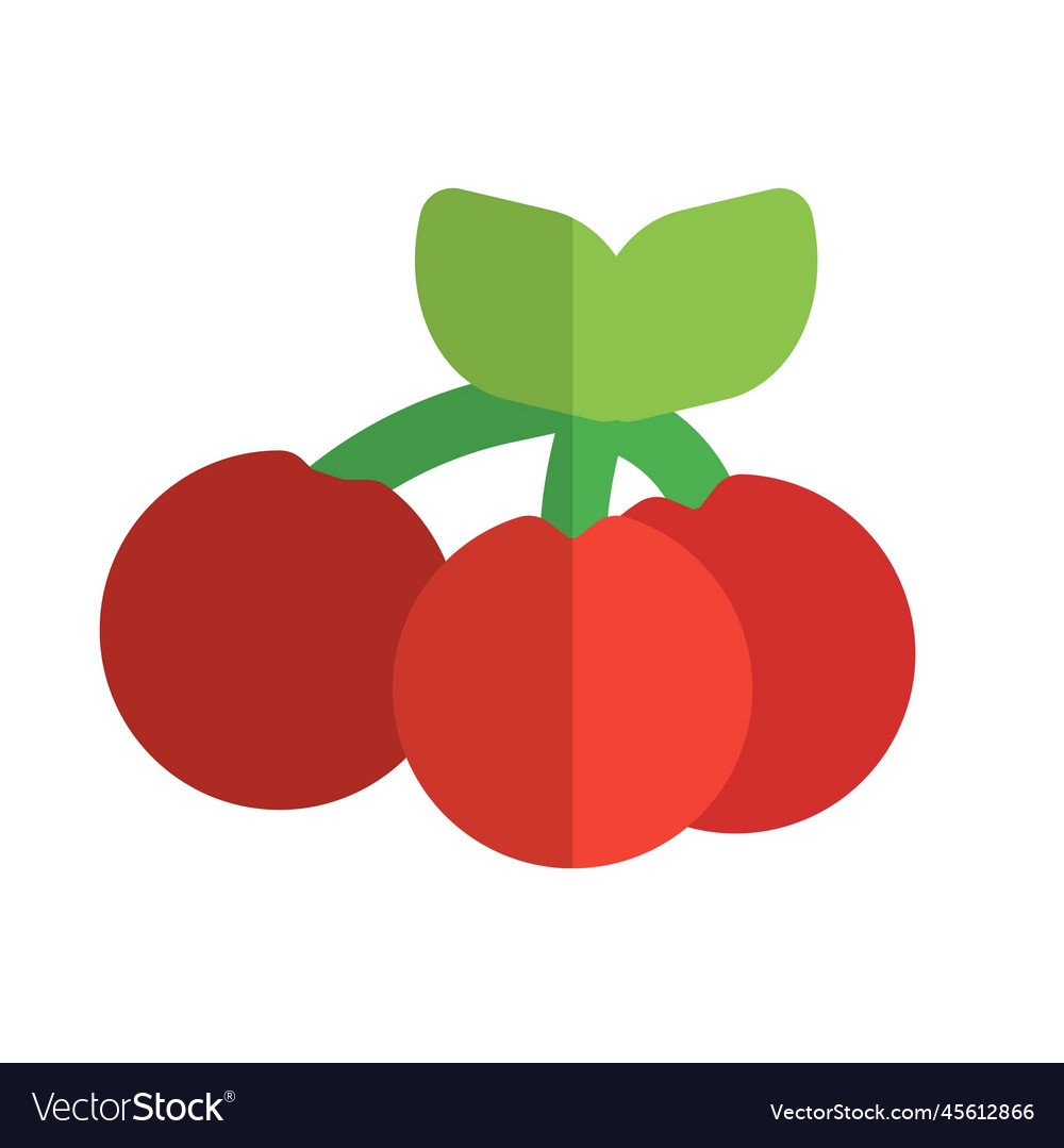 A bunch of pulpy juicy berry Royalty Free Vector Image