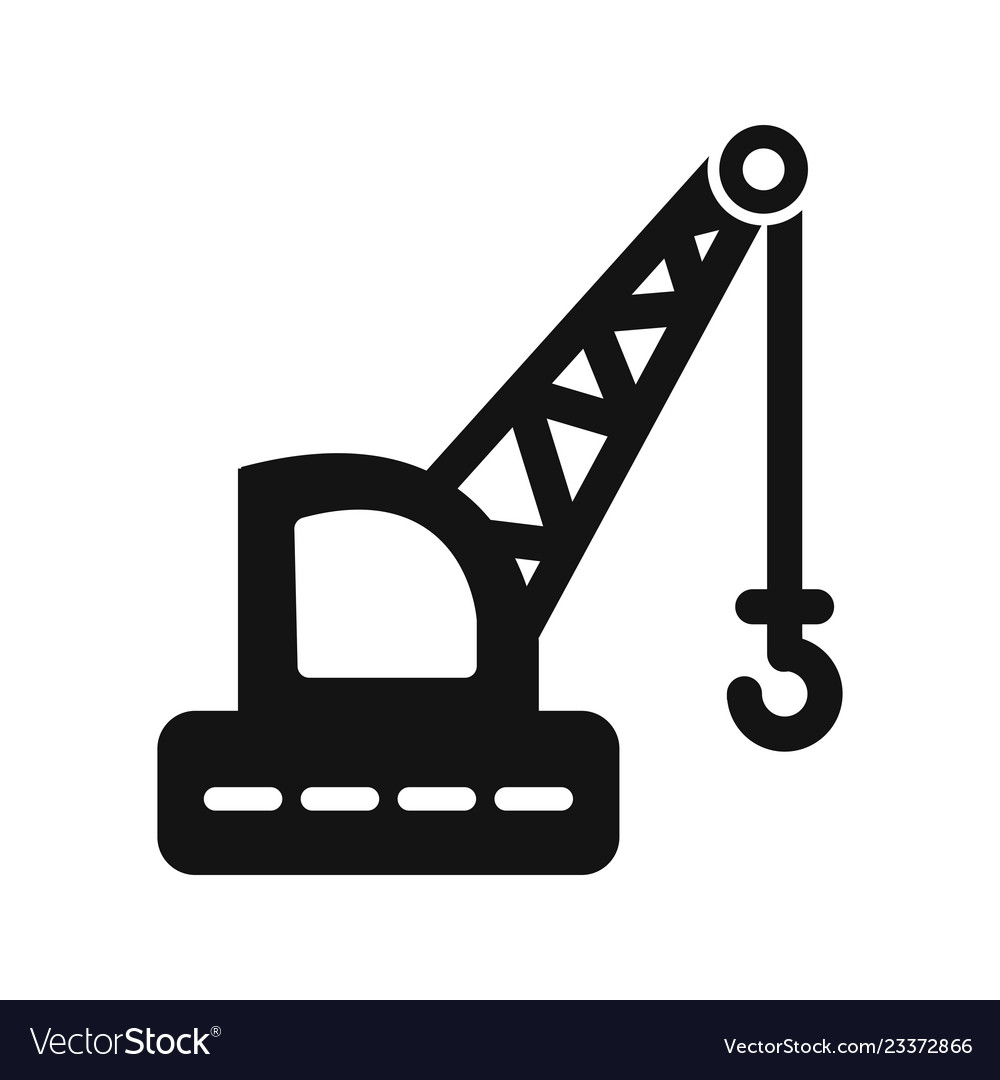 Crane icon Royalty Free Vector Image - VectorStock