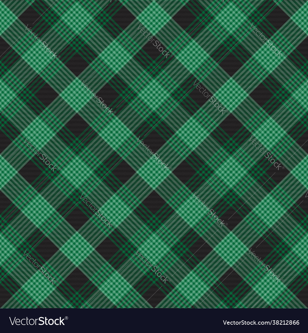 Green chevron plaid tartan textured seamless