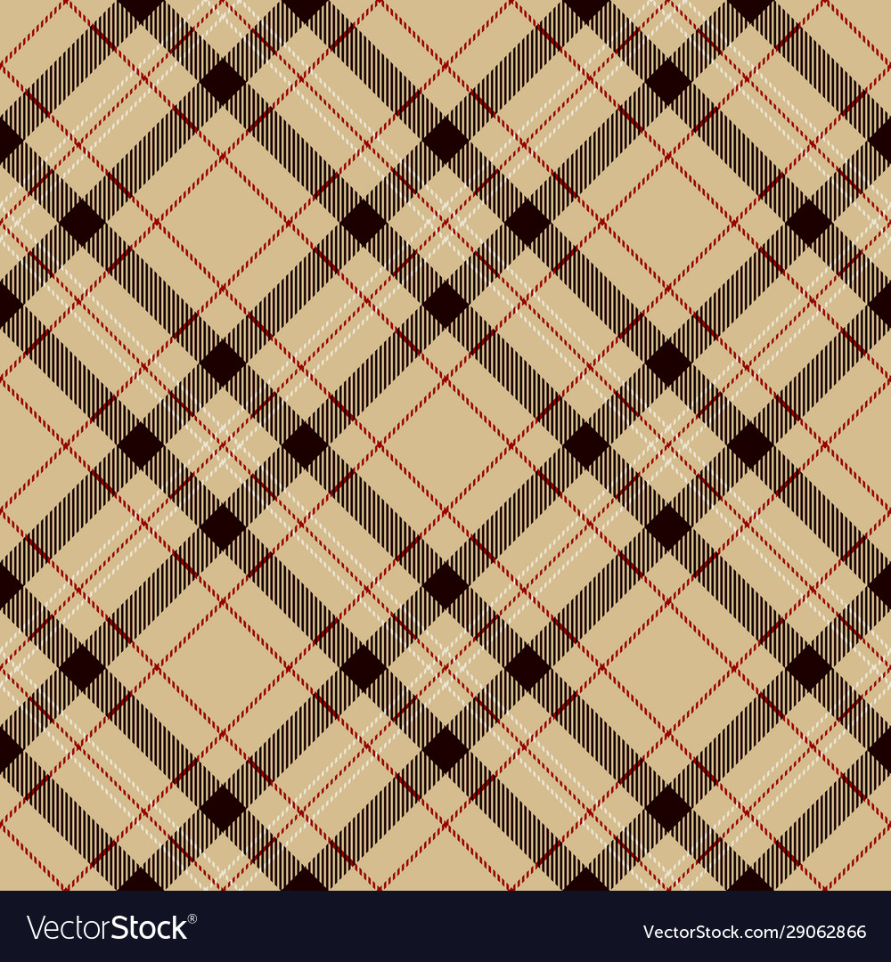 Tartan seamless pattern background black red Vector Image