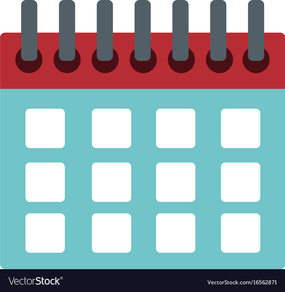 Calendar planner template for week starts Vector Image