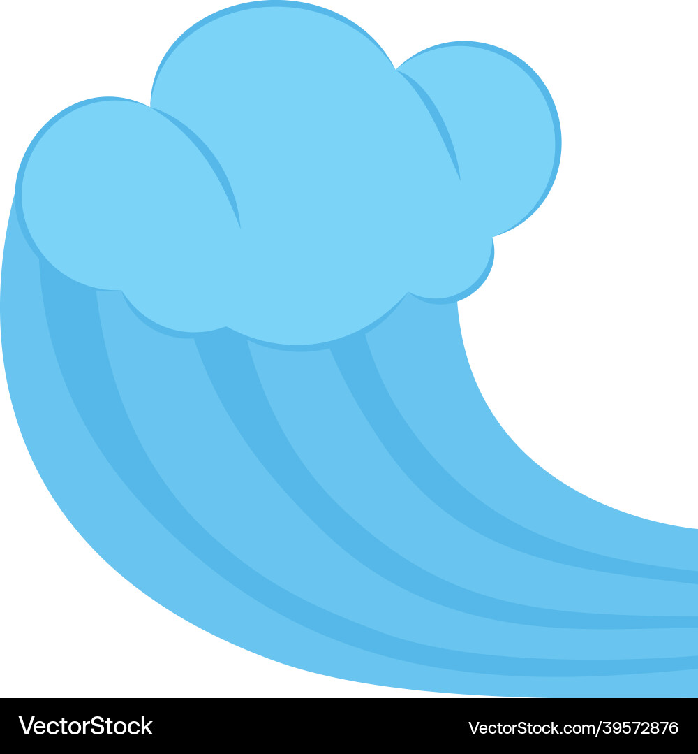 Sea waves Royalty Free Vector Image - VectorStock