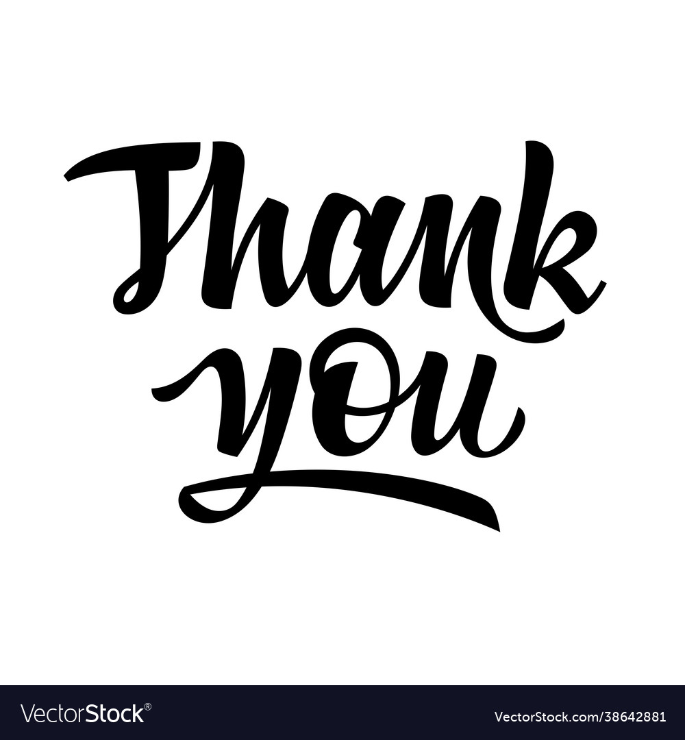 Thank you 006 Royalty Free Vector Image - VectorStock