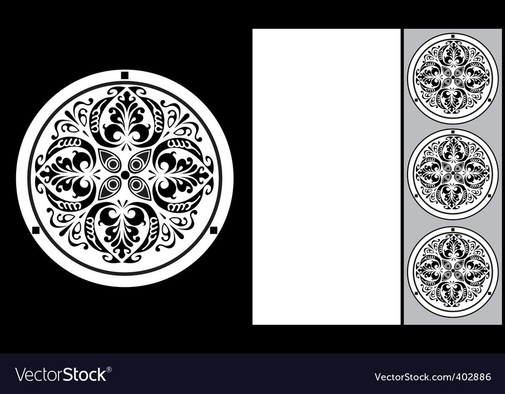 Ornamental round Royalty Free Vector Image - VectorStock