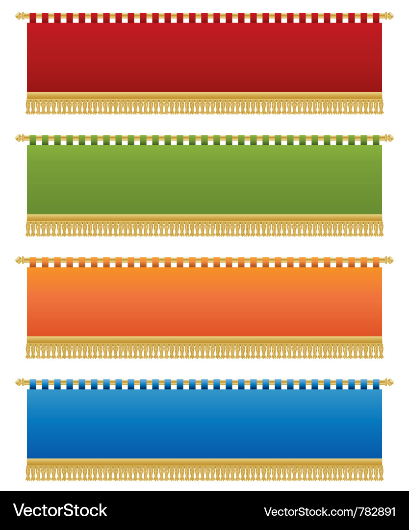 Wall hangings Royalty Free Vector Image - VectorStock