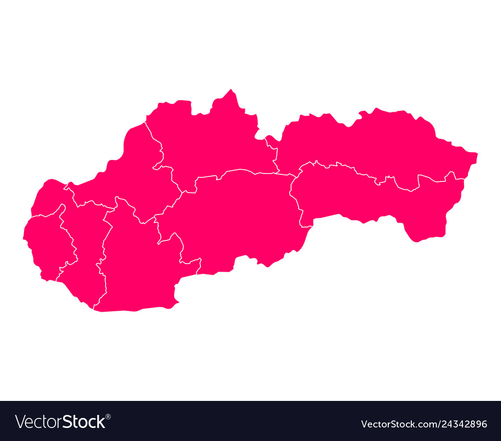 Map of slovakia