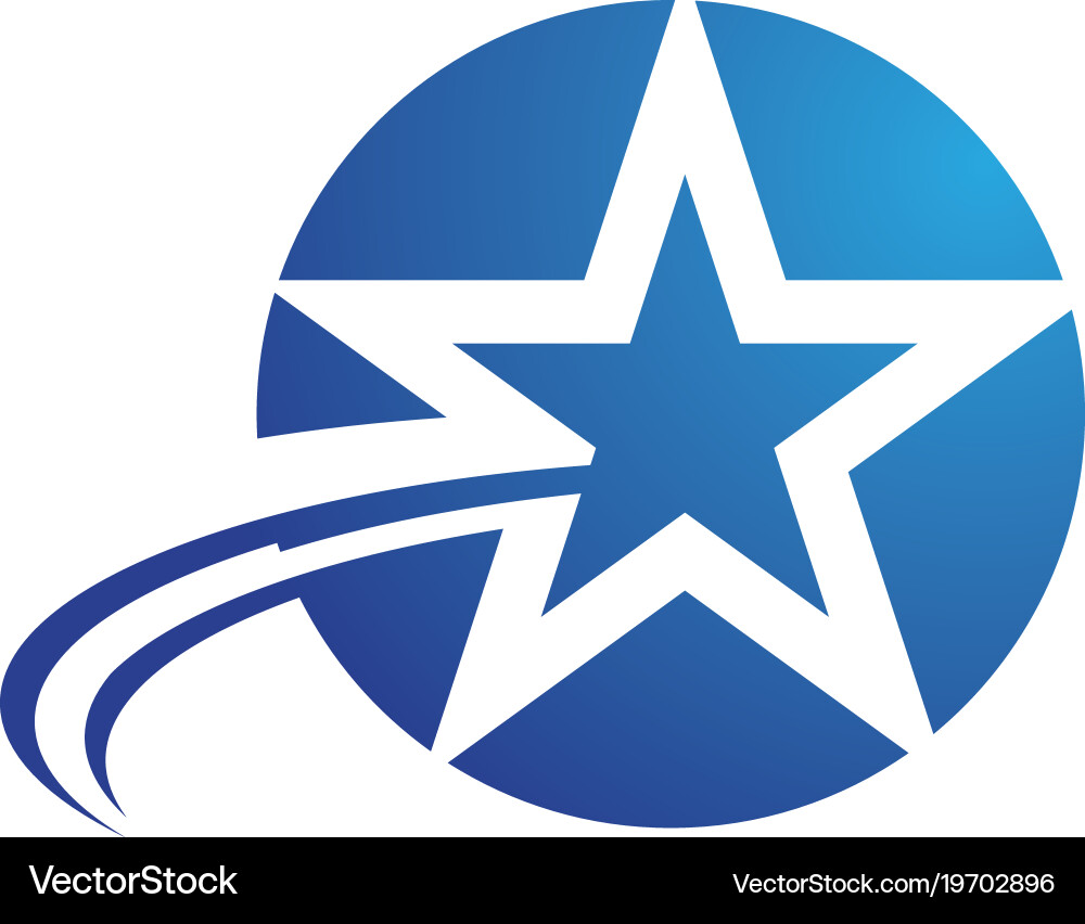 Star logo template Royalty Free Vector Image - VectorStock