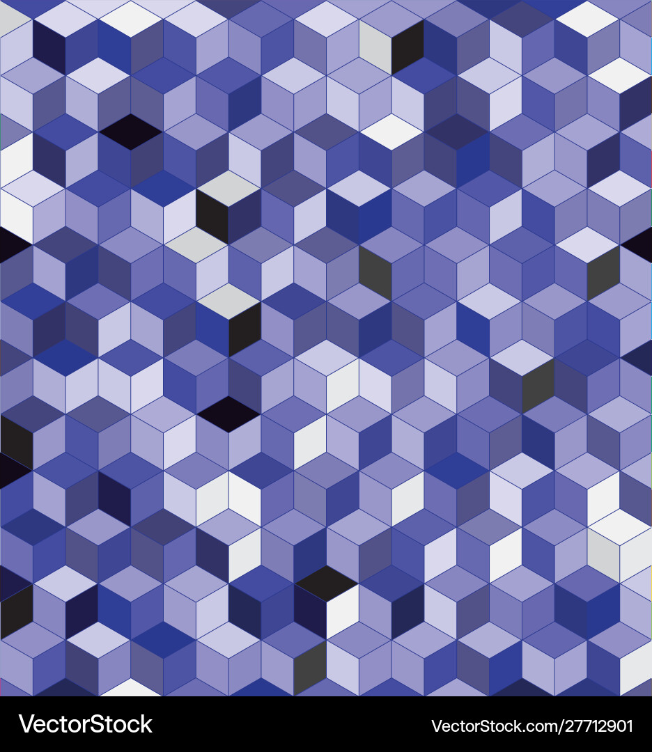 Abstract cubes background Royalty Free Vector Image