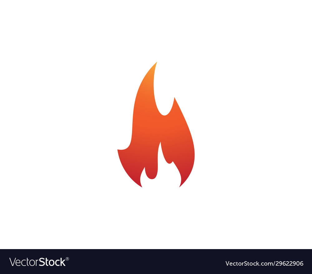 Fire symbol icon Royalty Free Vector Image - VectorStock