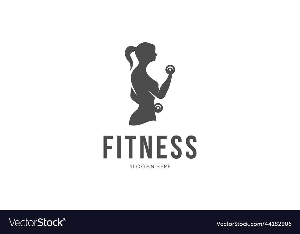 Workout logo fitness aerobic