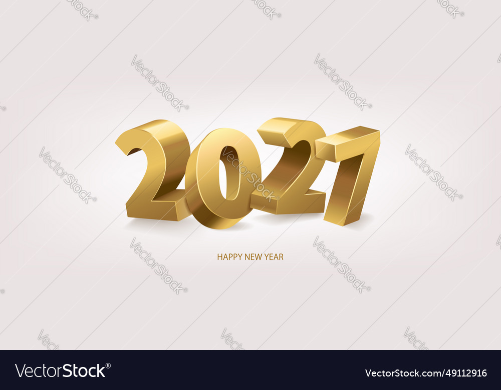 Happy new year 2027 Royalty Free Vector Image - VectorStock