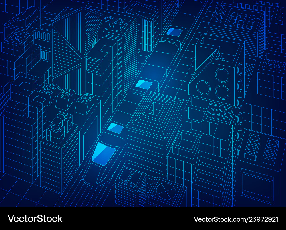 Cityscape Royalty Free Vector Image - VectorStock