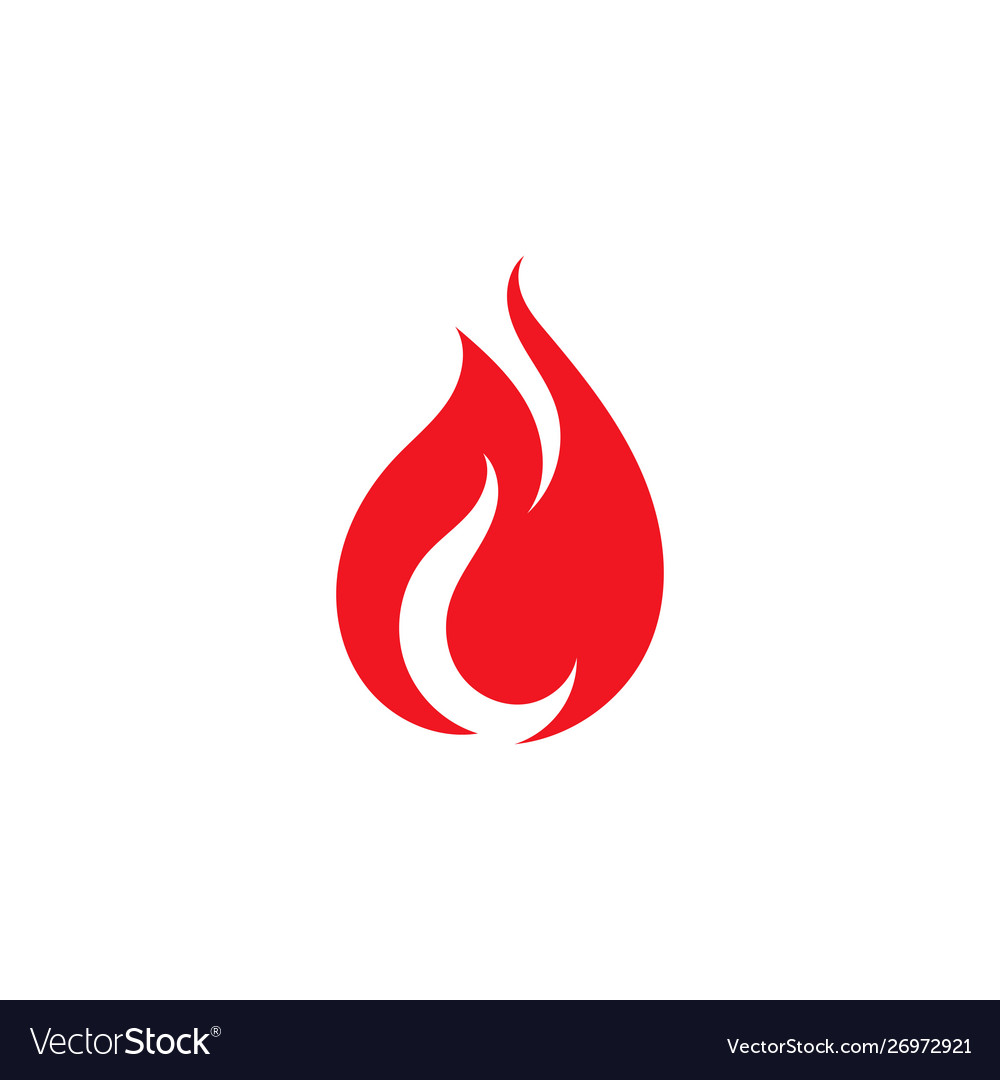 Fire Flame Logo And Symbol Royalty Free Vector Image