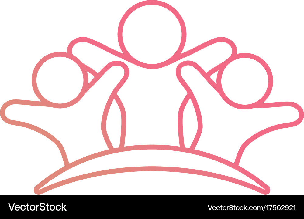 Human abstract figure design Royalty Free Vector Image