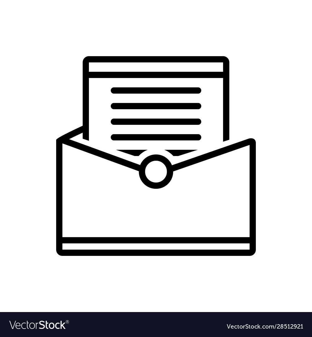 Letter Royalty Free Vector Image - VectorStock