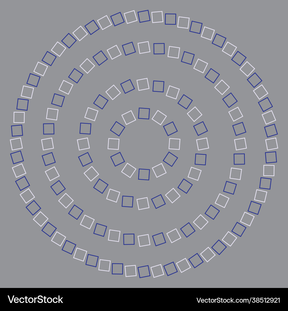 Optical false-appearing distortion image Vector Image