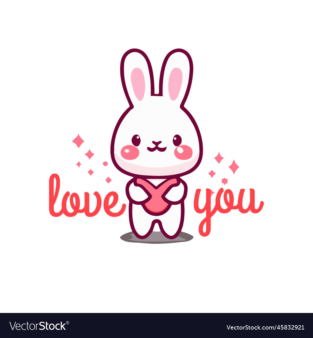 Rabbit-c Royalty Free Vector Image - VectorStock