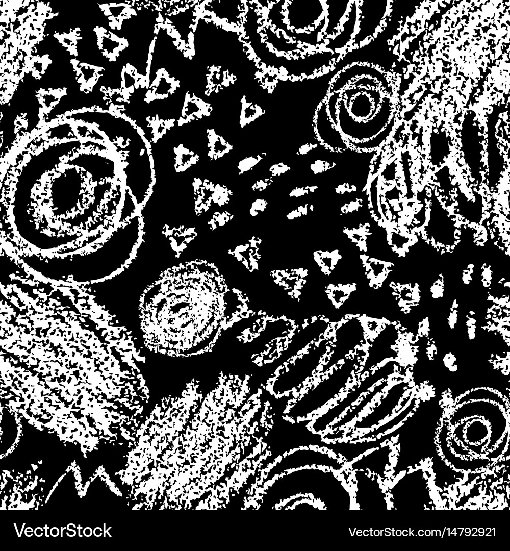 Seamless pattern with brush strokes and Royalty Free Vector