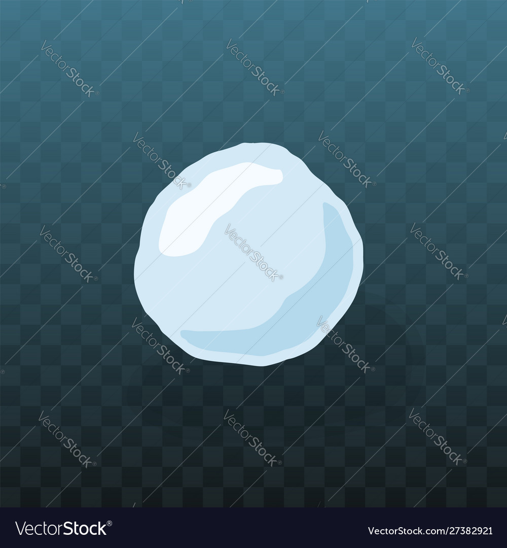 Snow ball ice winter design snowy icicle snowball