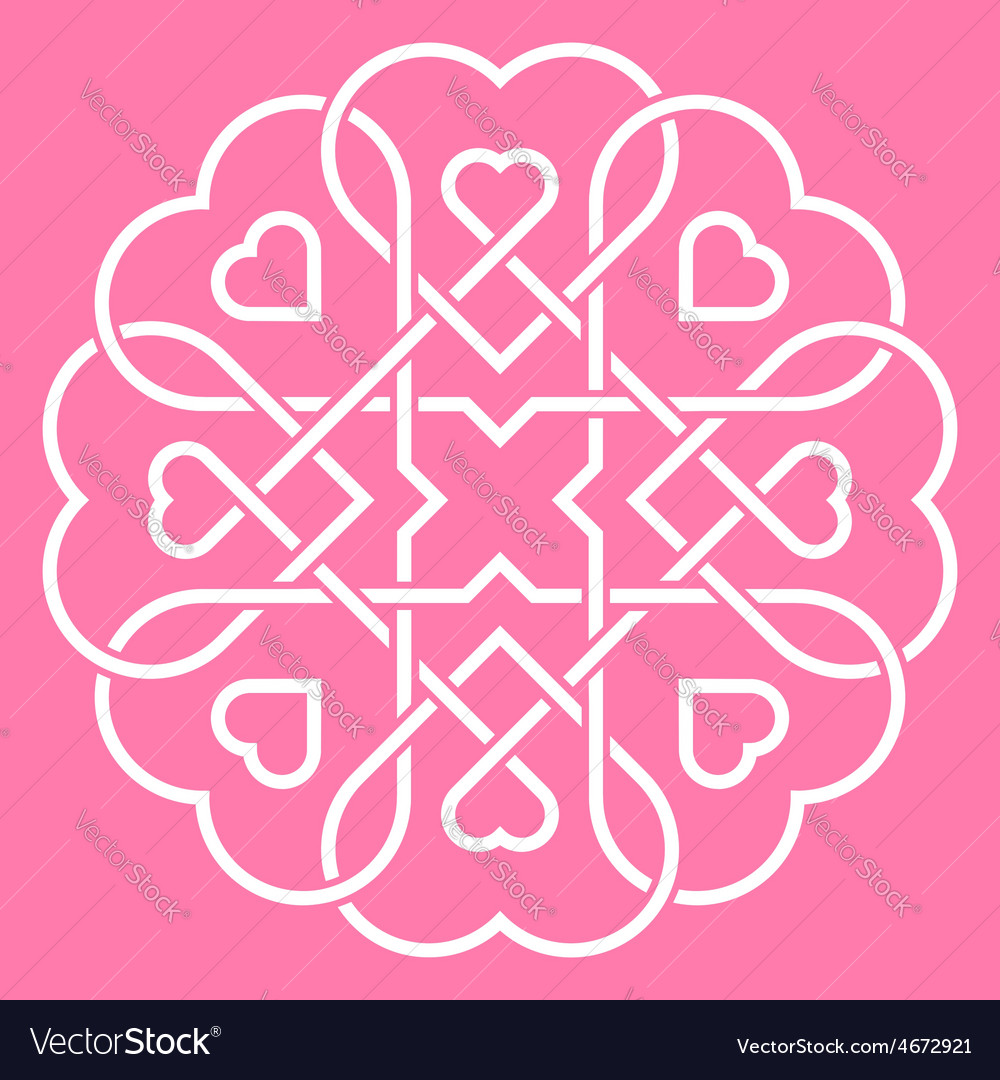 United hearts concept Royalty Free Vector Image